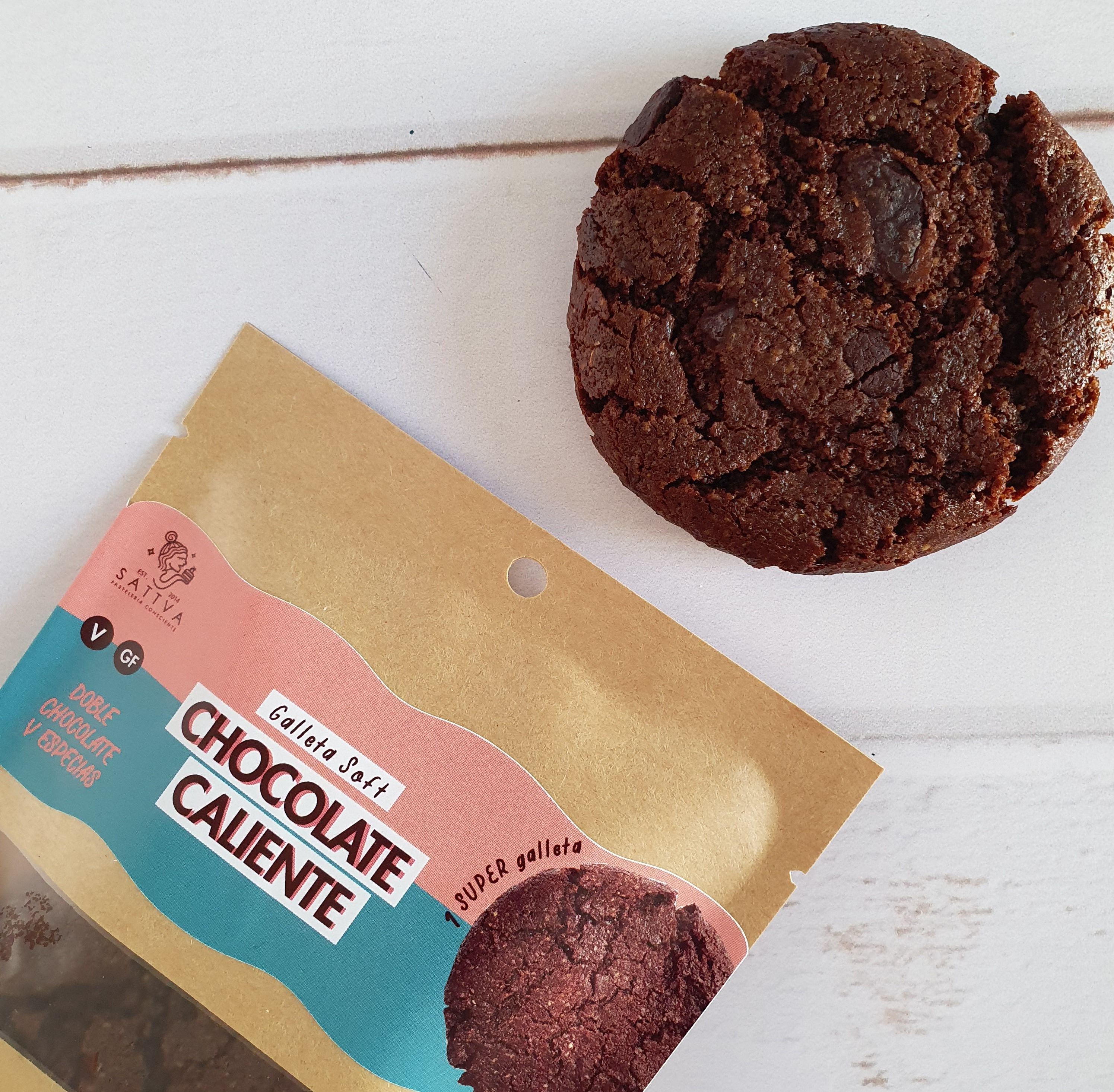 Galleta de chocolate caliente