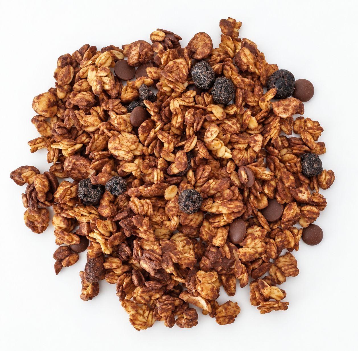 Granola con 🍫 blueberries y avellana