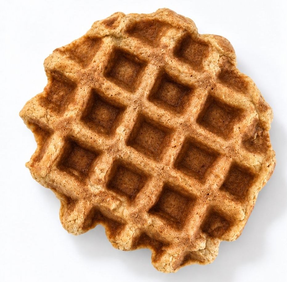 Waffle pan de banano