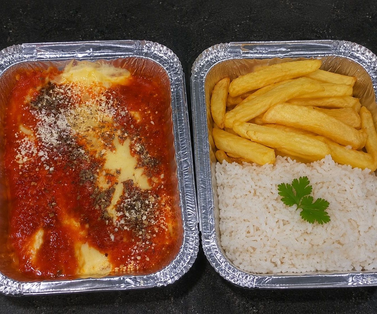 Panqueca bolonhesa ou frango