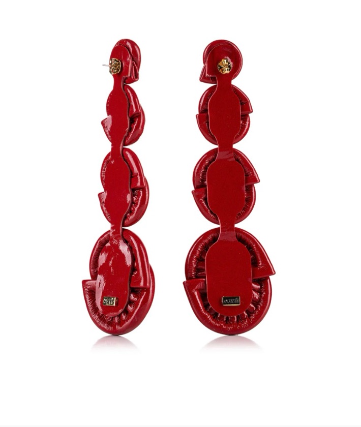 Brinco Áurea Maxi Vermelho