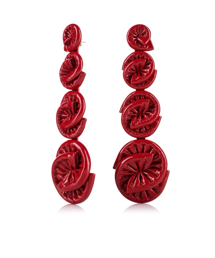 Brinco Áurea Maxi Vermelho