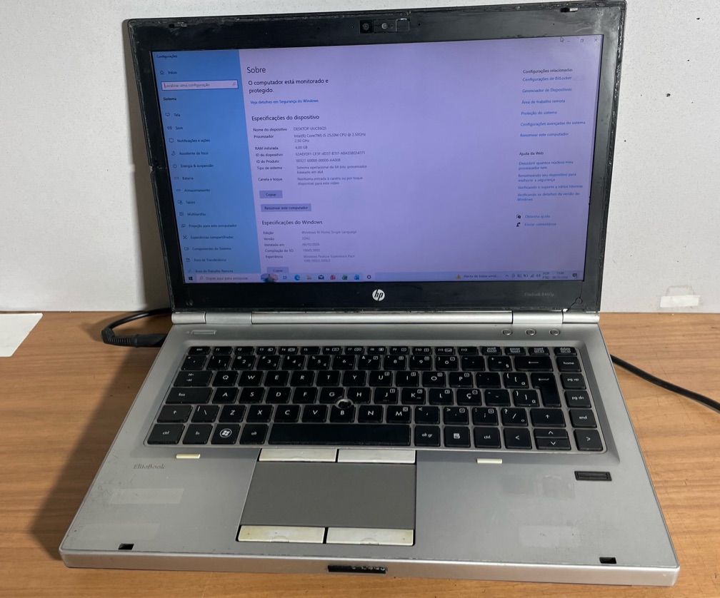 Notebook HP Elitebook 820G1/ 14 polegadas