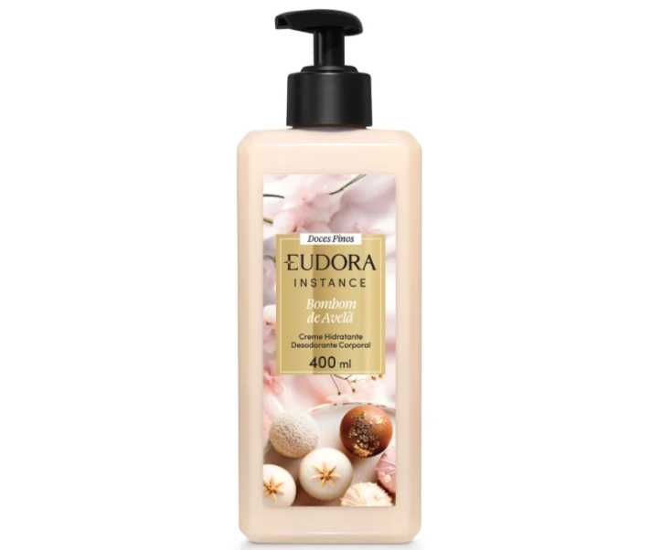 Creme Hidratante Desodorante Corporal Instance Bombom de Avelã 400ml