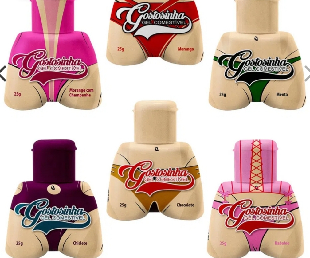 Gel comestível para sexo oral gostosinha