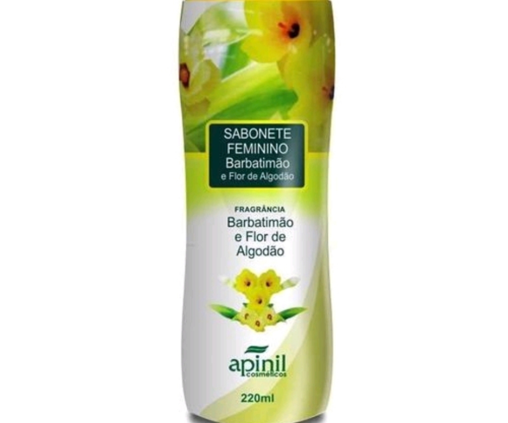 Sabonete íntimo Apinil - Barbatimão e Flor de Algodão