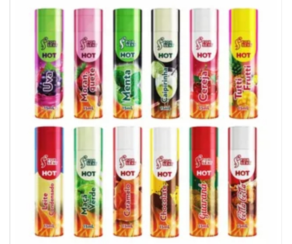 Gel Hot beijavel para massagem corporal