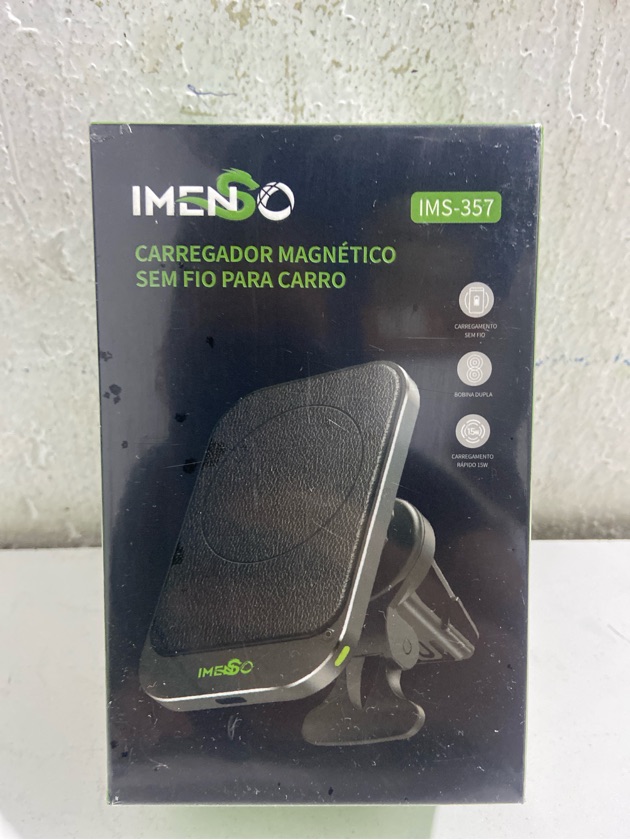 IMS-357 carregador magnetico sem fio pra carro