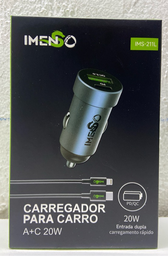 IMS-211L CARREGADOR CARRO IOS