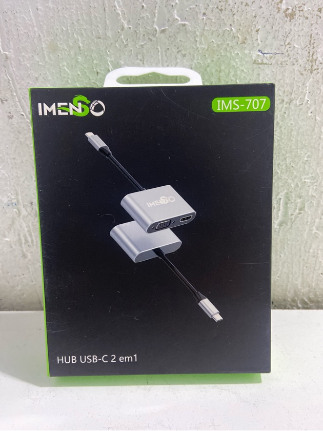 IMS-707 hub usb c 2 em 1