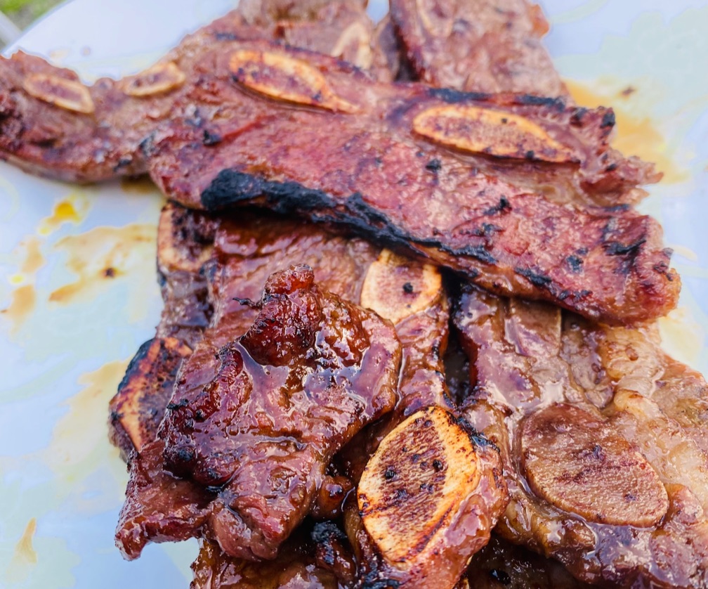 Beef short ribs (lemongrass bbq )