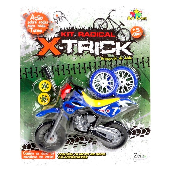 Brinquedo Kit Moto Radical X-Trick Com Acessórios U / VARIADA