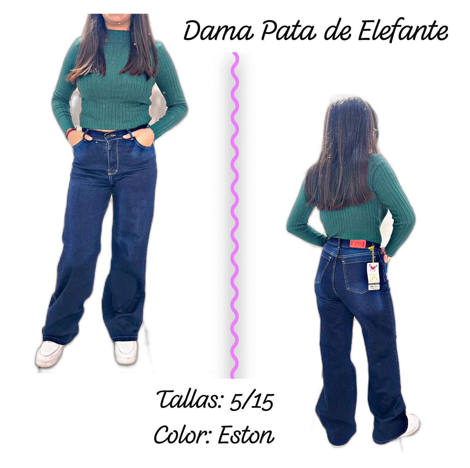 Pantalon pata elefante 285