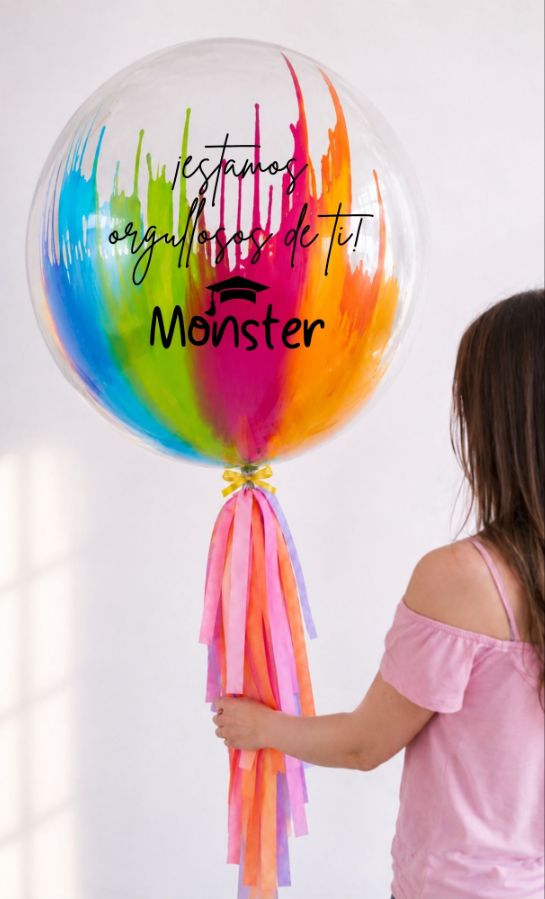 Globo burbuja personalizada de Graduación Colors