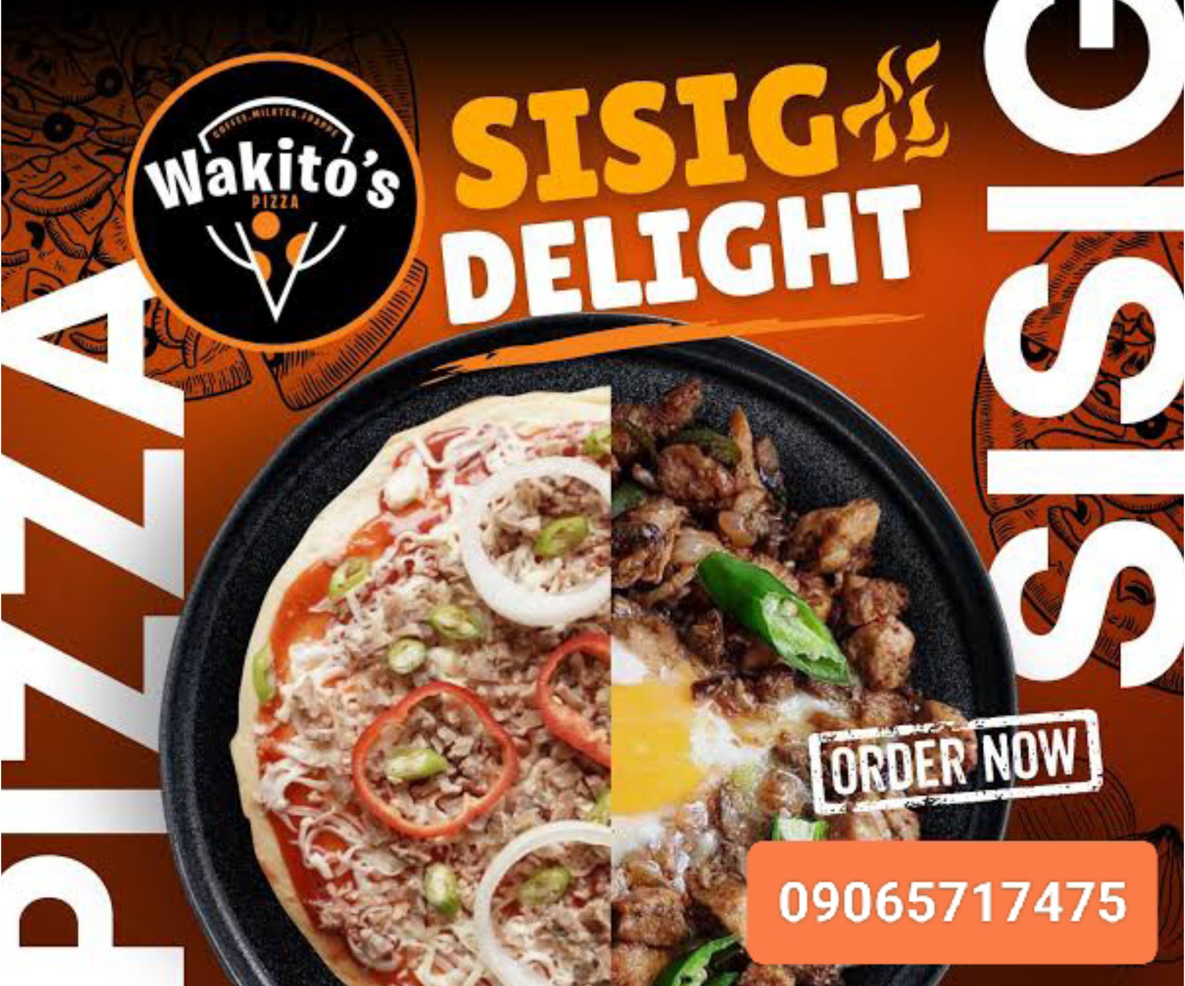 Wakito's Sisig Delight Pizza π