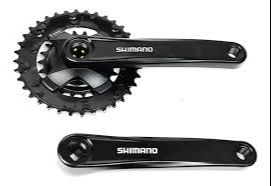 DOBLE PLATO SHIMANO MTB RELACION 36/22 170MM BIELAS ALUMINIO