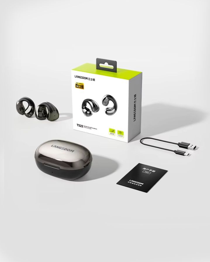 Audífonos Earcuffs Langsdom con bluetooth y cancelación
de ruido