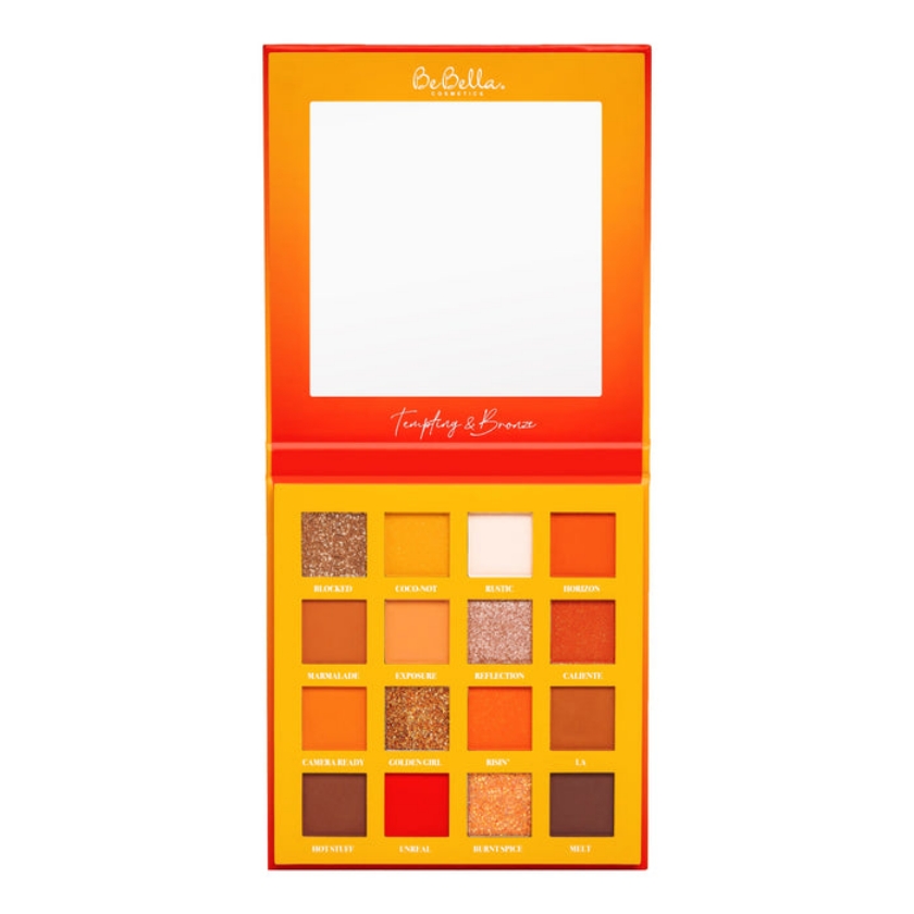 Paleta de sombras Tempting and bronze Bebella