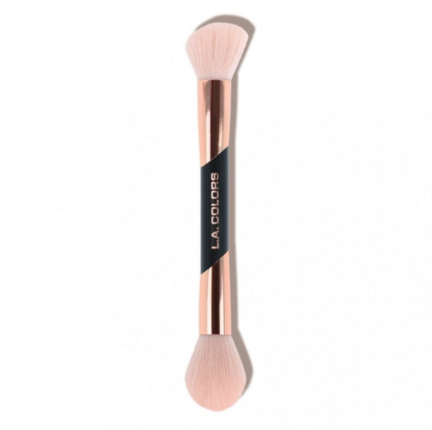 Brocha doble para rostro L.A. colors