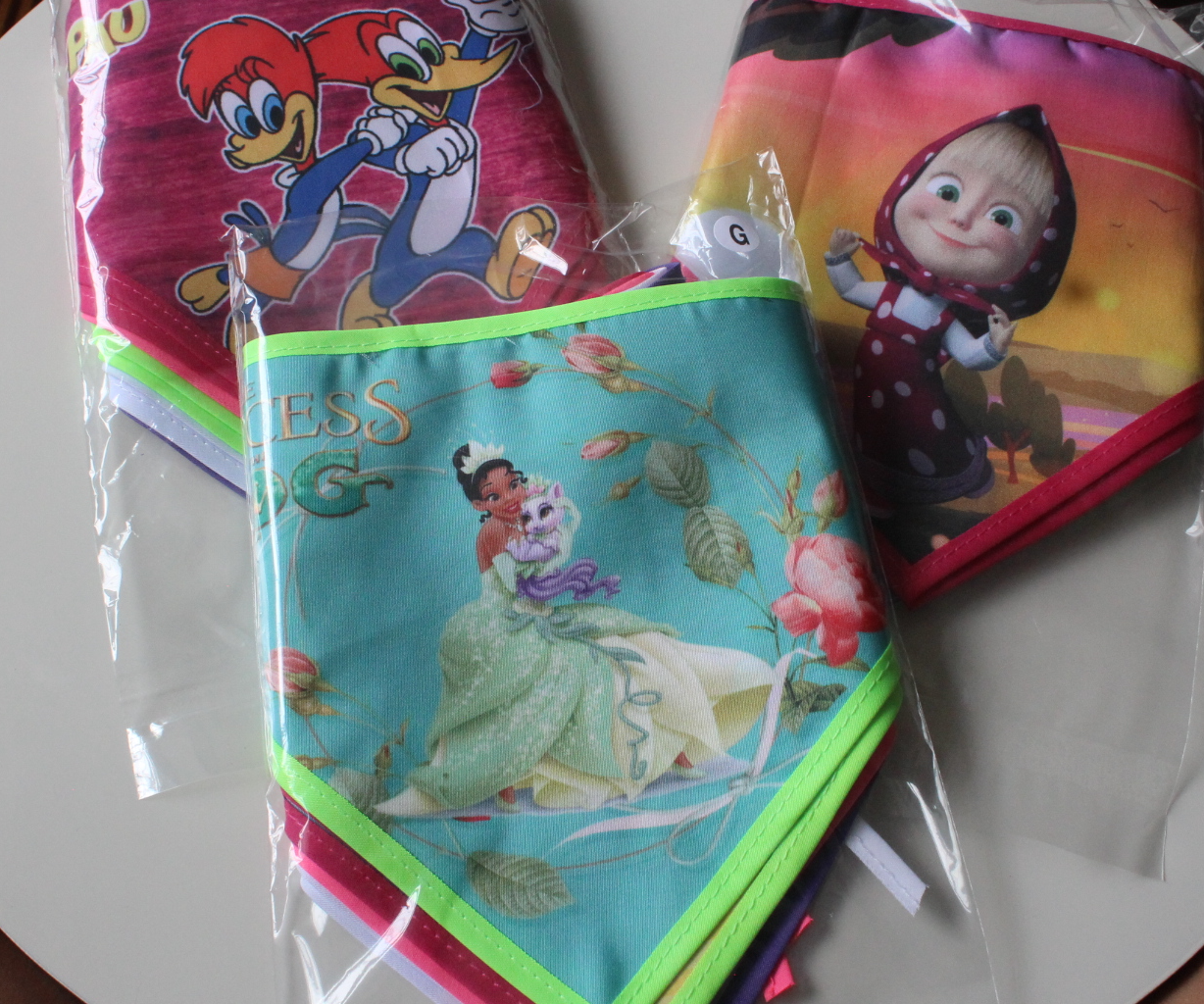 Bandanas G - Fêmeas - Pacote com 10
