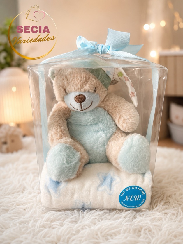 Set de Peluchito + Sábana para Bebé