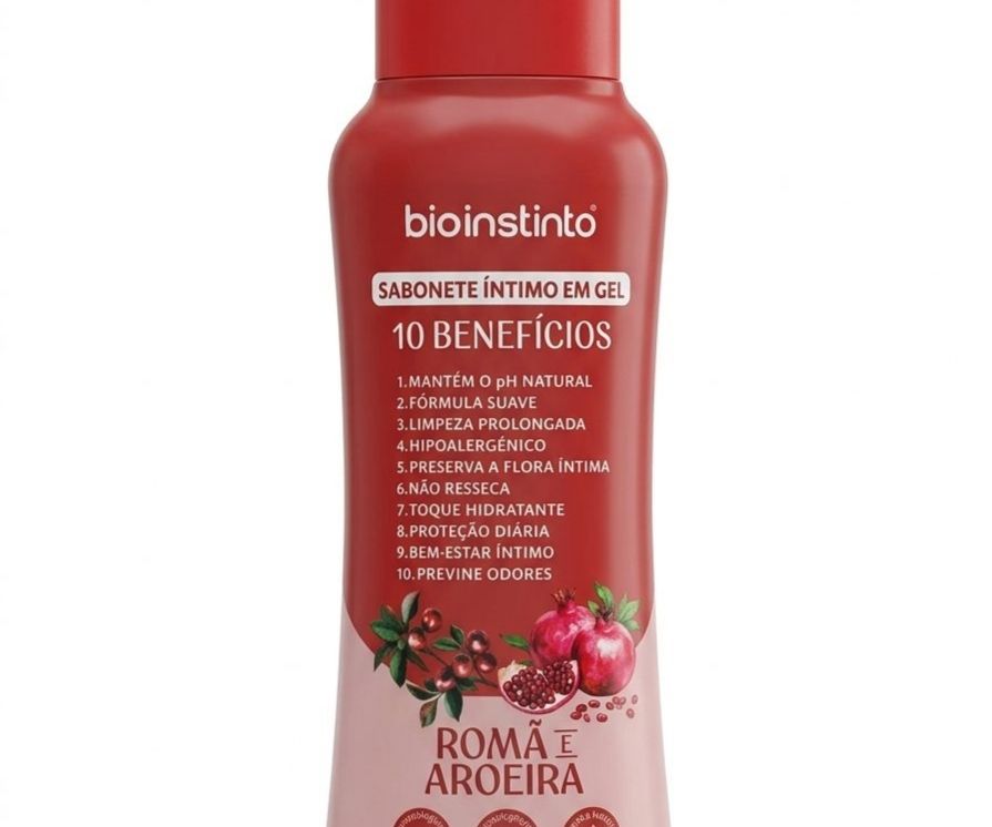 Sabonete Íntimo em Gel 10 Benefícios Romã e Aroeira – Bio Instinto