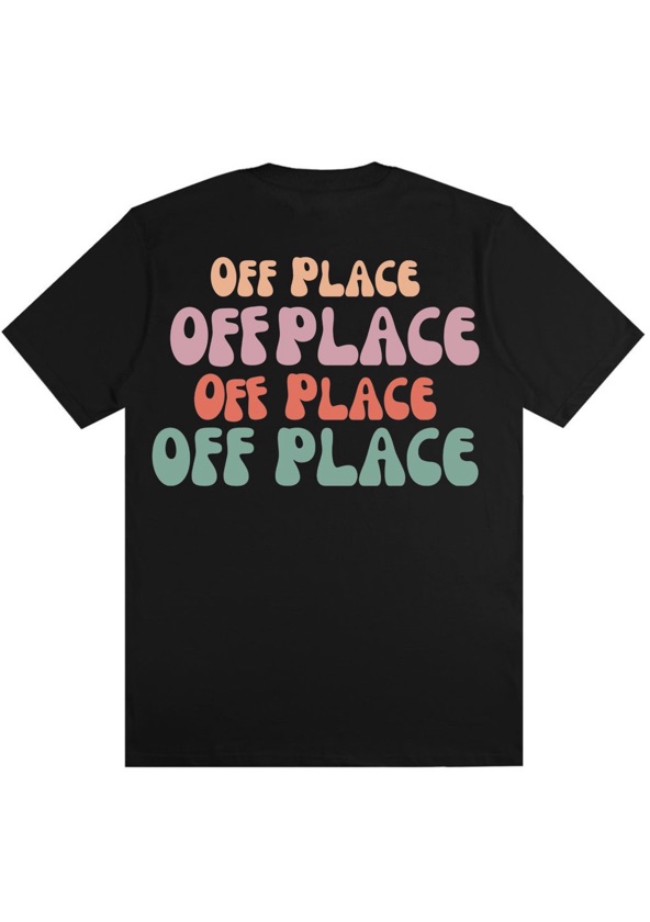 CAMISA COROA OVER E BASIC PRETA E OFF WHITE
