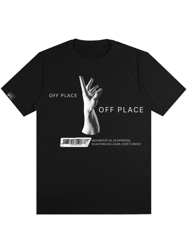 CAMISA OVER E BASIC STREET CHUMBO E PRETA