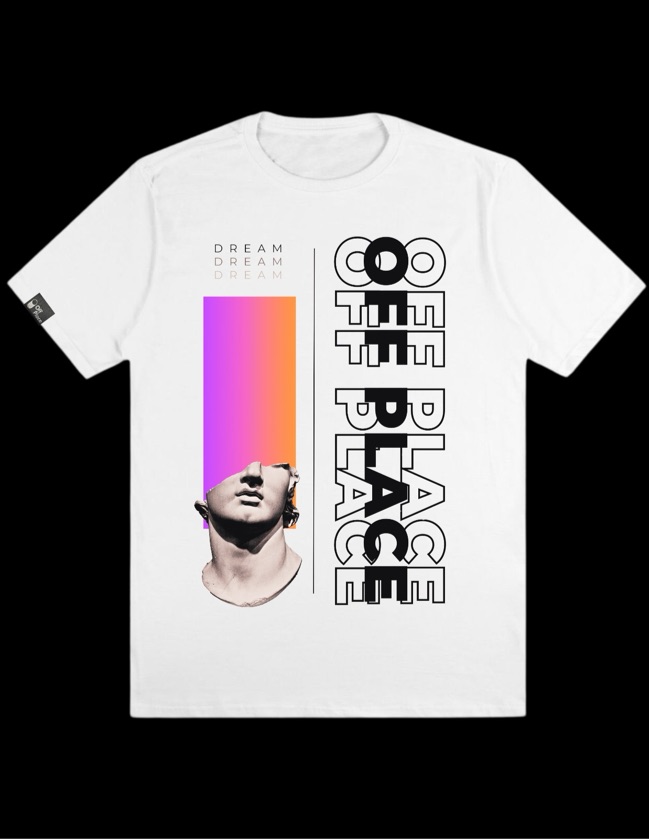 CAMISA DREAM OVER E BASIC STREET BRACA E PRETA
