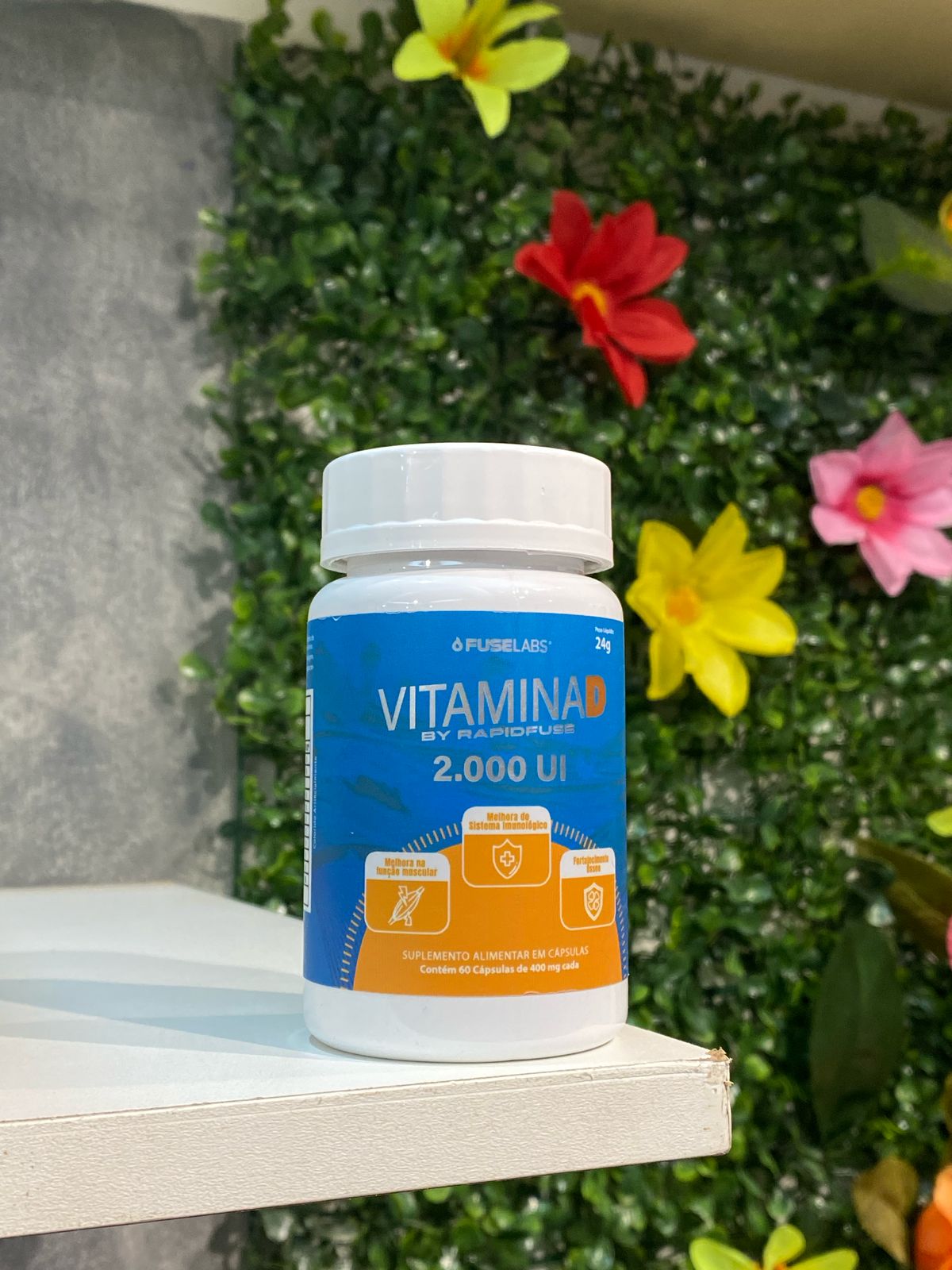 Vitamina D 2000 UI - 60 Cápsulas Fuse Labs