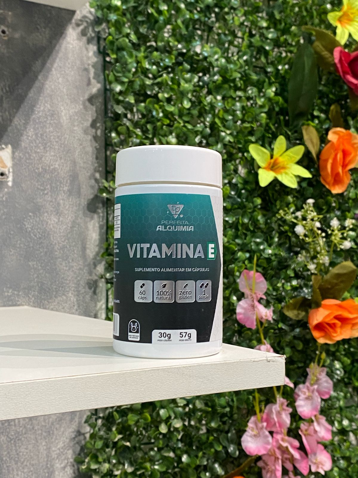 Vitamina E 60 caps - Perfeita Alquimia