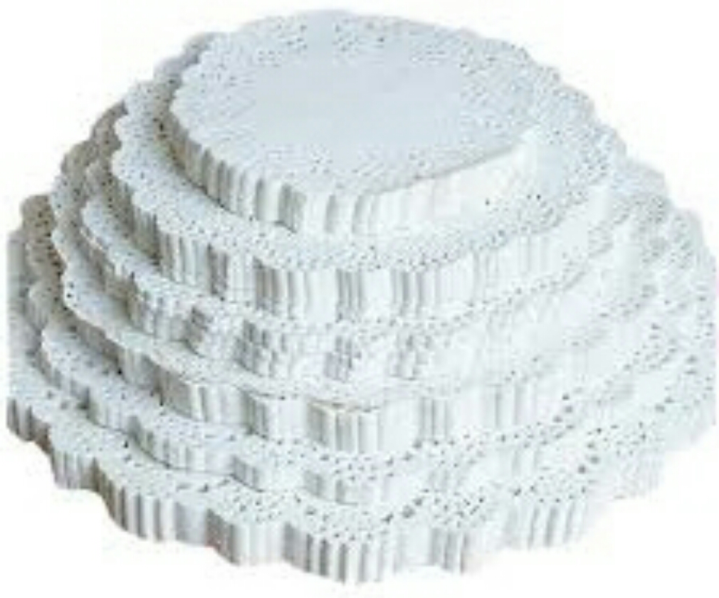 Blondas de Papel Blancas