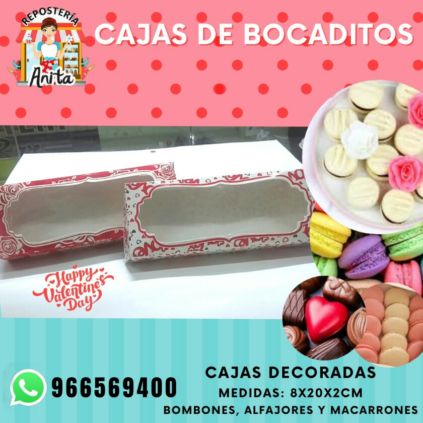 Cajas de Bocaditos Decoradas