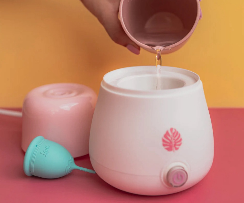 Esterilizador de copa menstrual