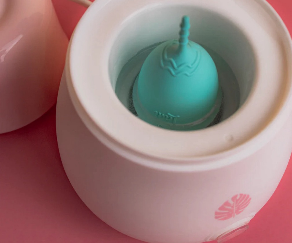 Esterilizador de copa menstrual