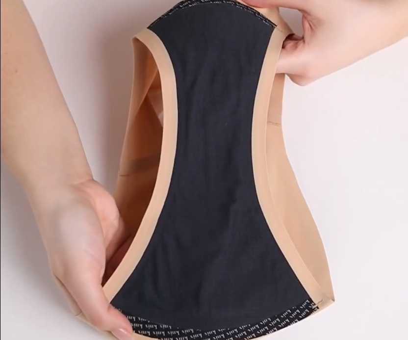Bikini menstrual Talla M Negro