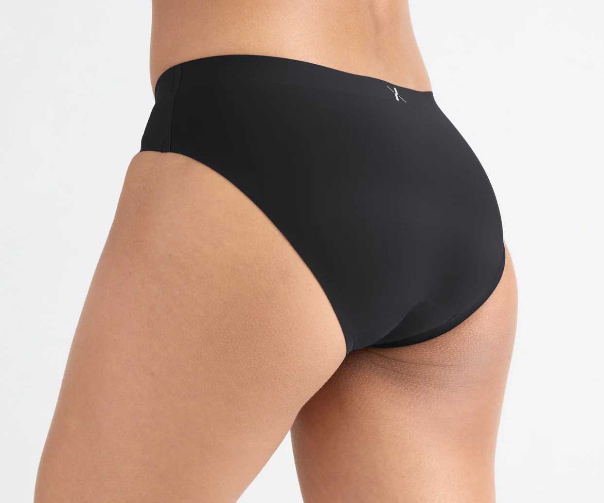 Bikini menstrual Talla M Negro