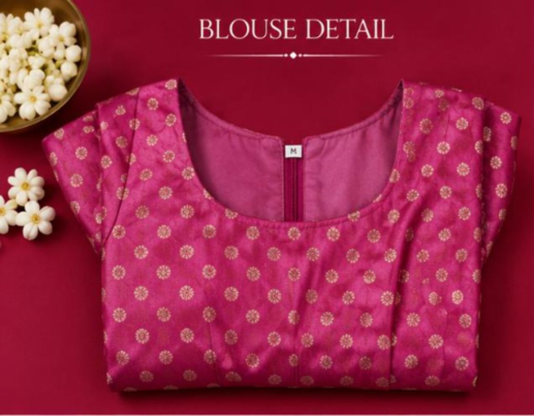 LADIES DHAVANI - LIGHT PINK