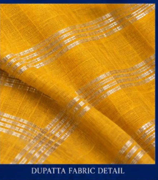 Girls Soft Silk Lacha with Unstitched Blouse & Dhavani