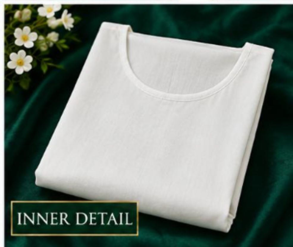 WHITE COLORED VISCOSE CHIKANKARI (PD-0015)