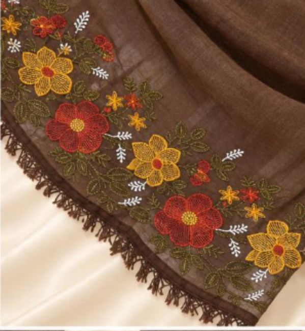 3 PC SET with Floral Embroidery
