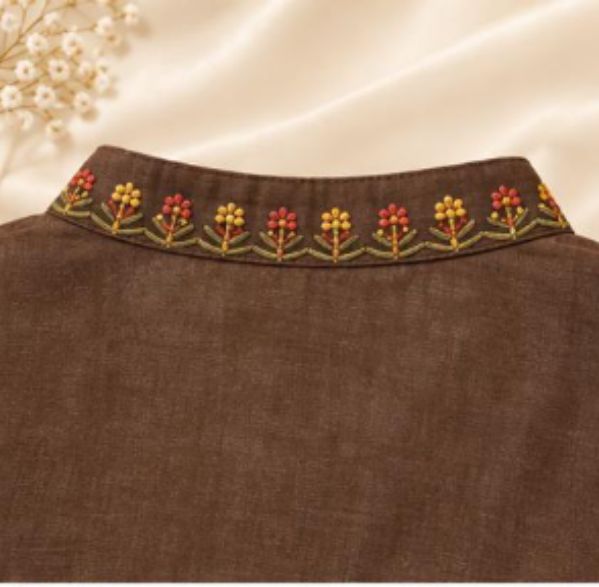 3 PC SET with Floral Embroidery
