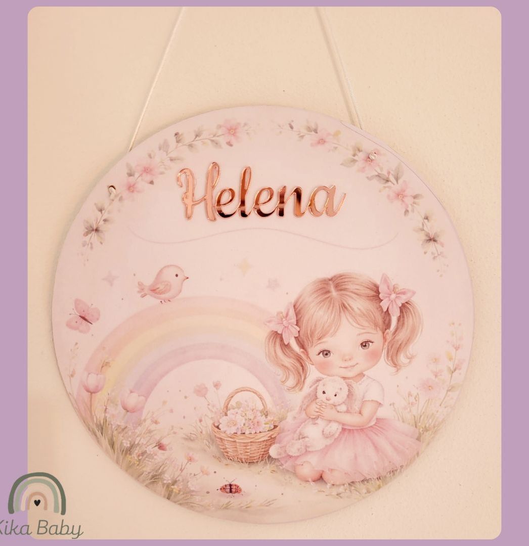 Plaquinha Menina