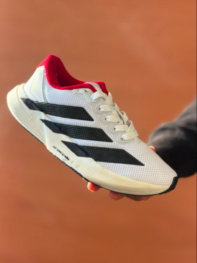 Adidas Adizero Evo SL (Linha Básica) Branco/Verde/Vermelho Masculino