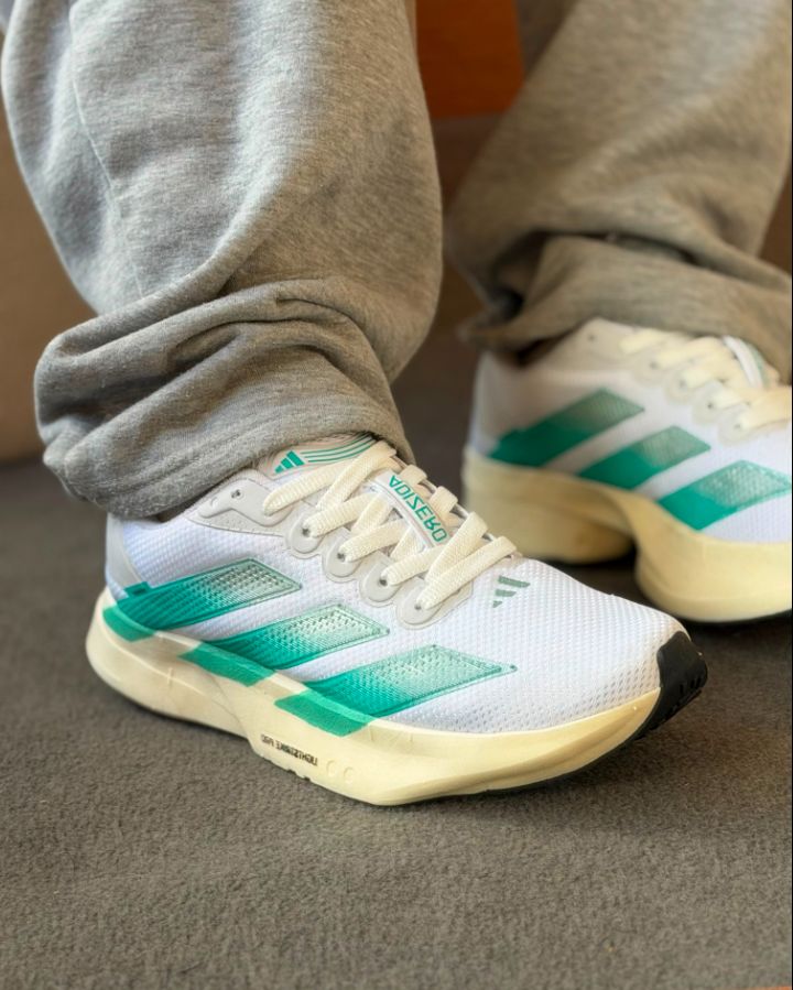 Adidas Evo SL (Linha Básica) Branco/Verde/Cinza Unissex