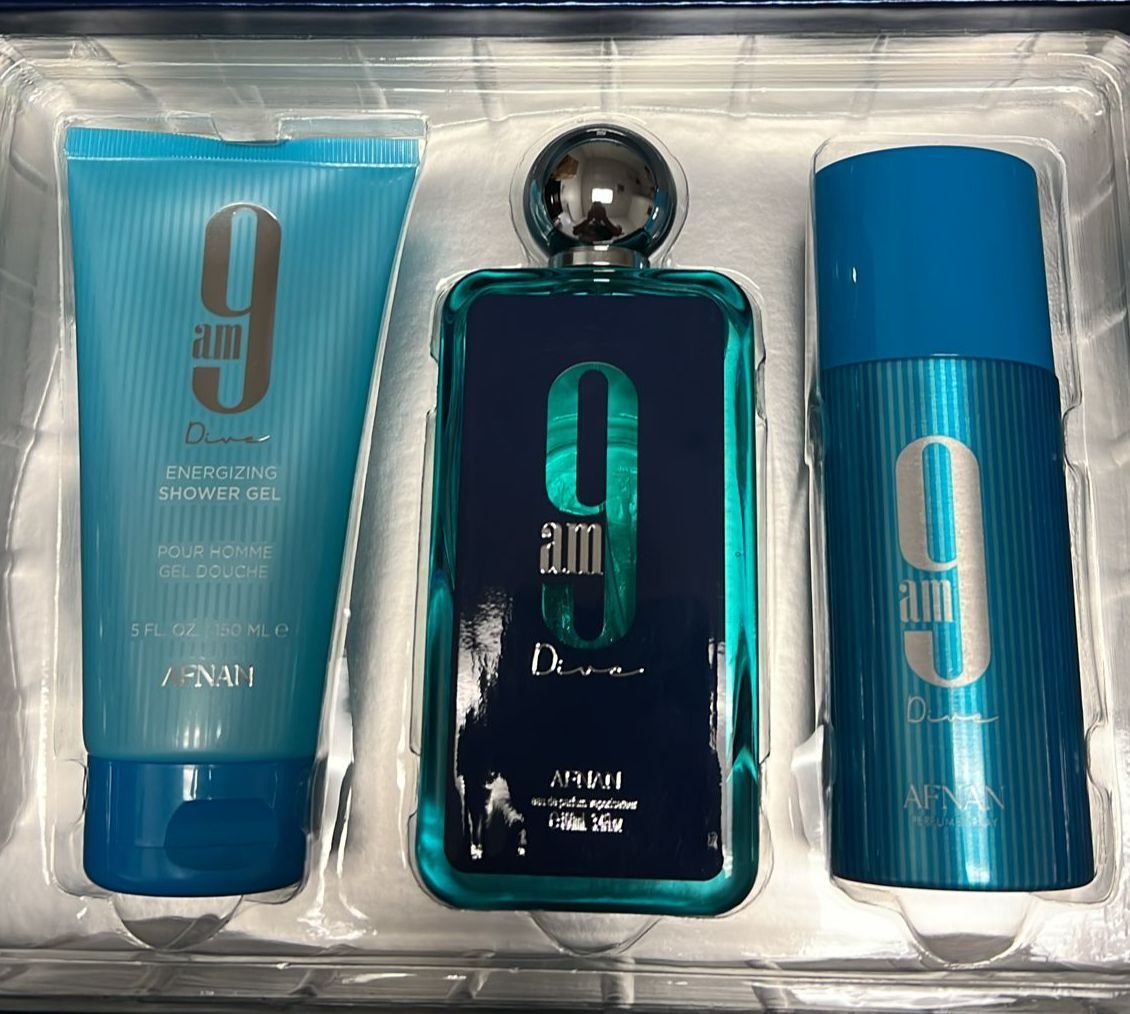 Afnan 9am Dive Pour Homme Set 3 piezas