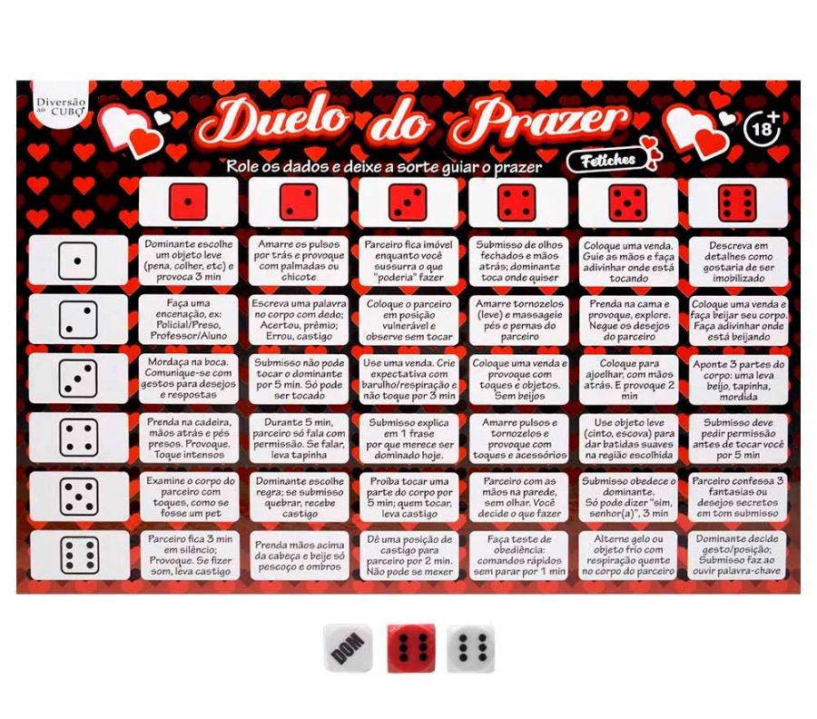 Jogo Duelo Do Prazer Fetiche