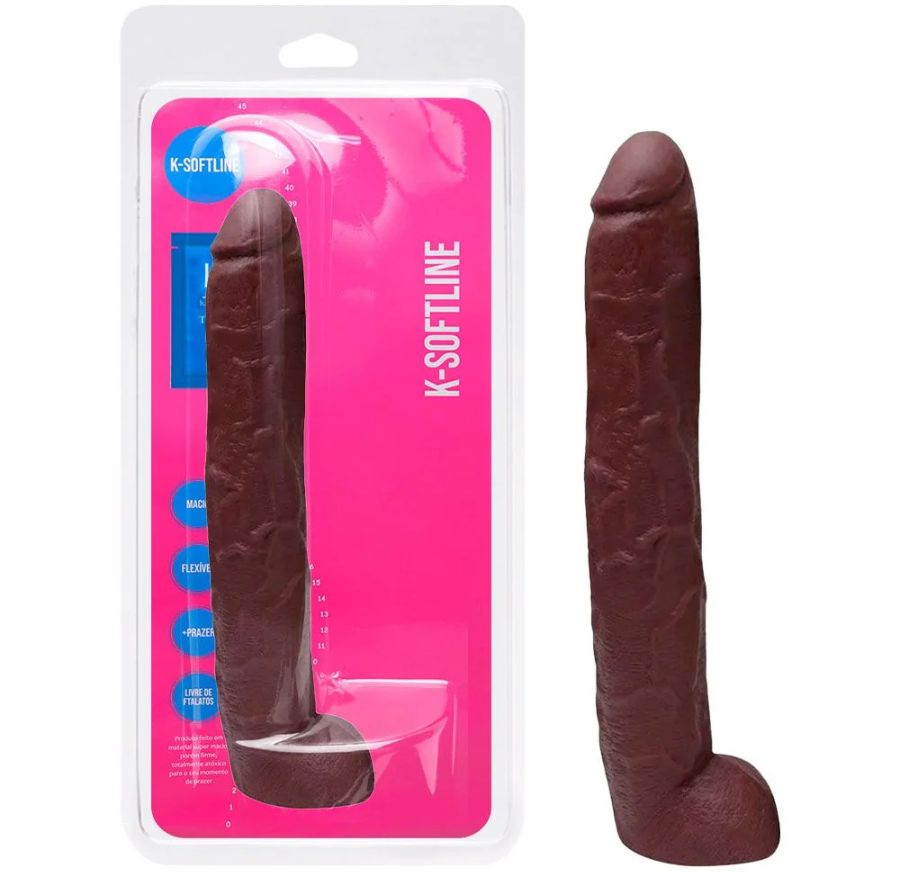 Anaconda Pênis De Borracha Maciço 39 X 5,6Cm Kgel