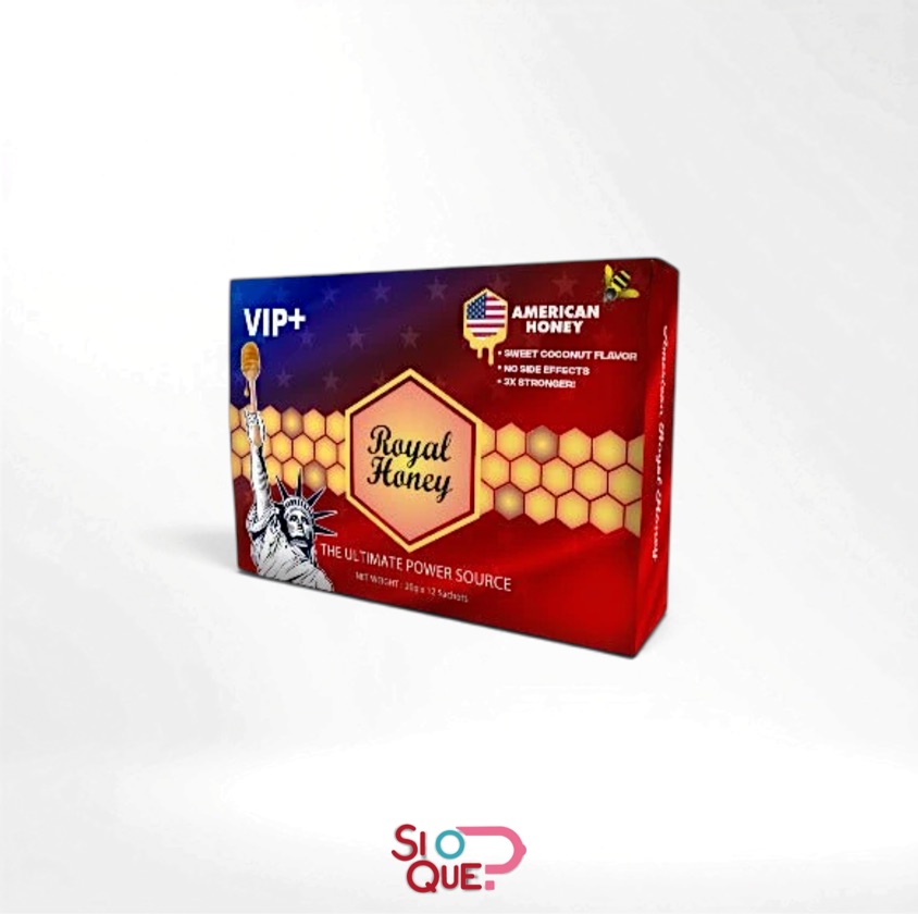 Caja miel vigorizante royal honey vip+