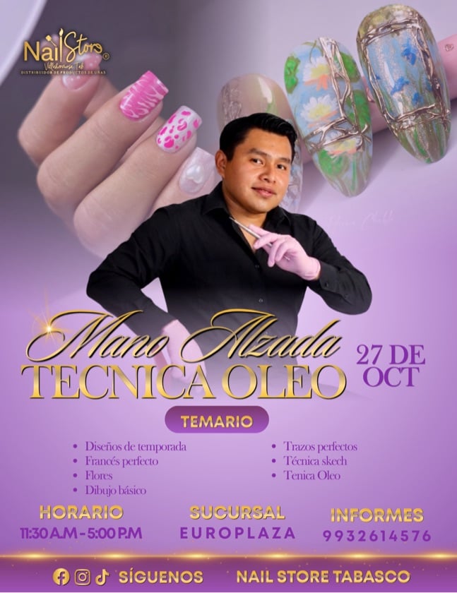 Mano Alzada y Técnica Óleo